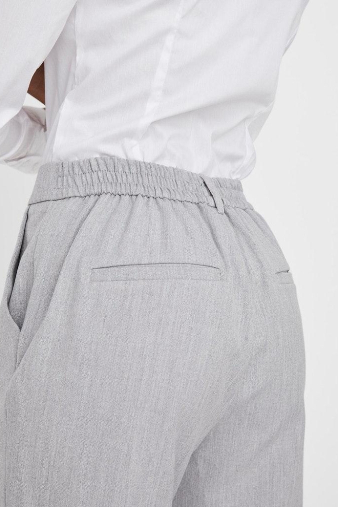 VMMAYA MW LOOSE SOLID PANT NOOS 10225280 LIGHT GREY MELANGE